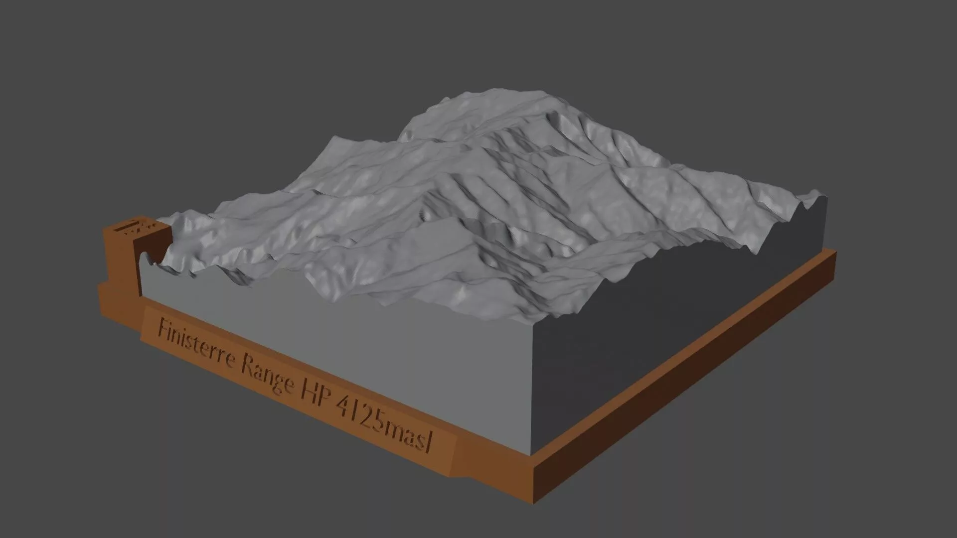 Finisterre Range HP 3D print model