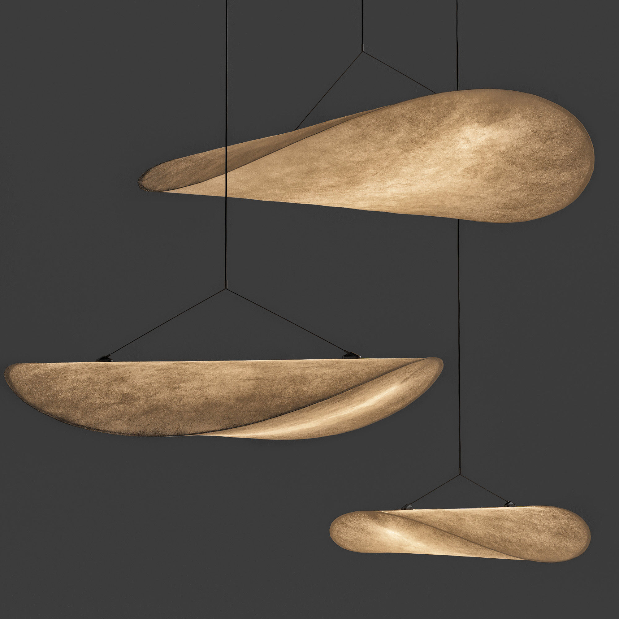 Tense Pendant Lamp 3D model_2