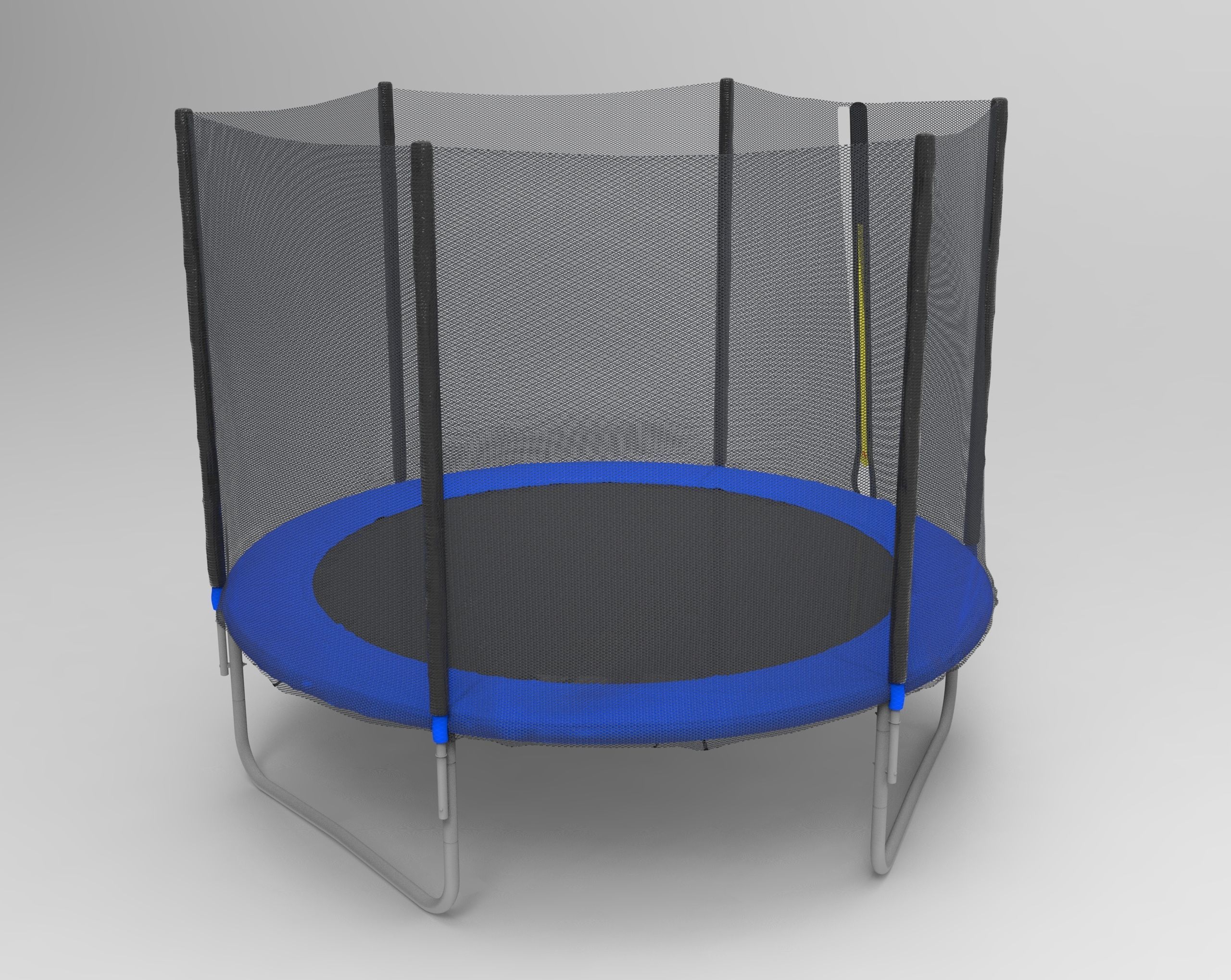 Trampolines 3D Model VR Low-poly 3D model_4