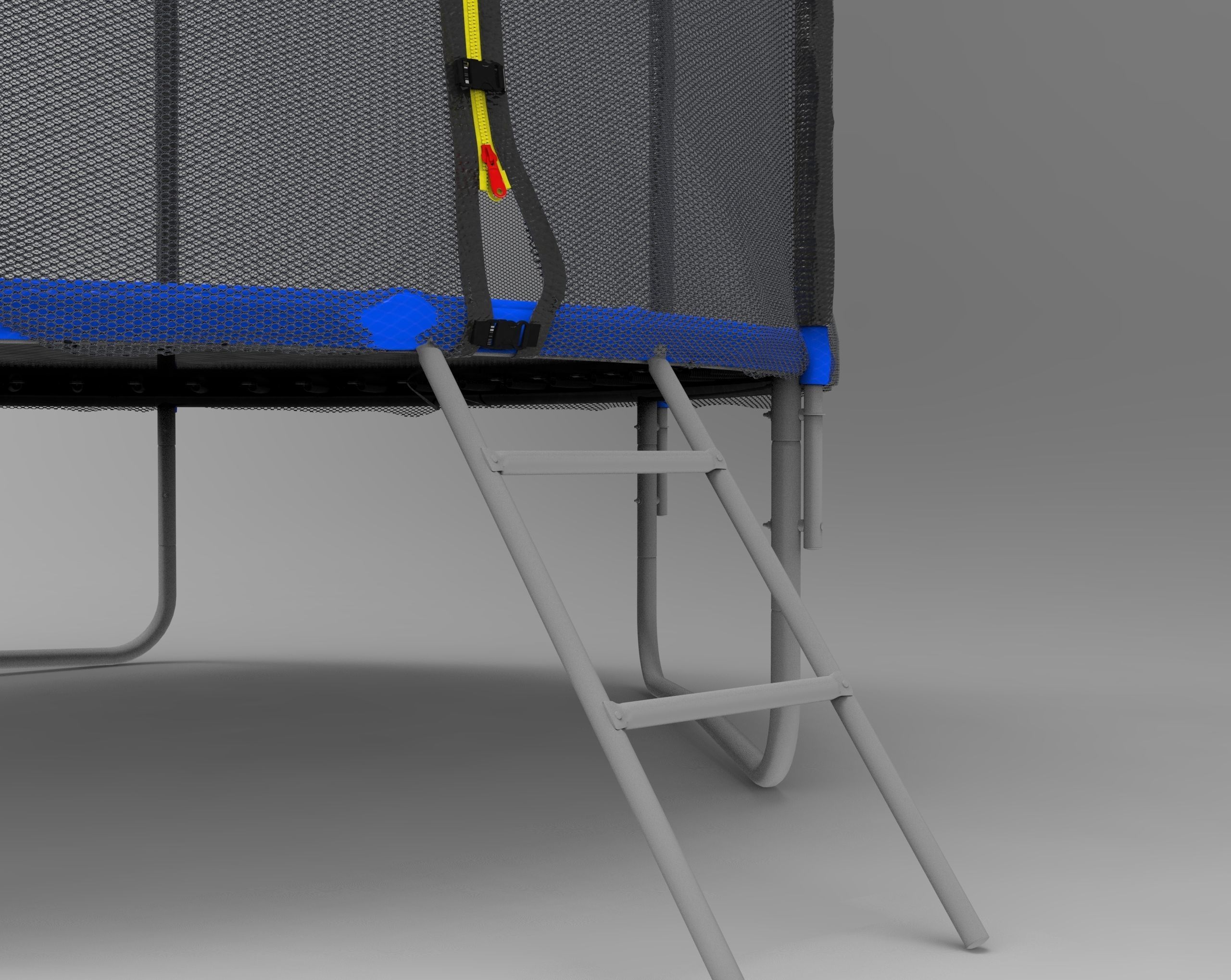 Trampolines 3D Model VR Low-poly 3D model_6