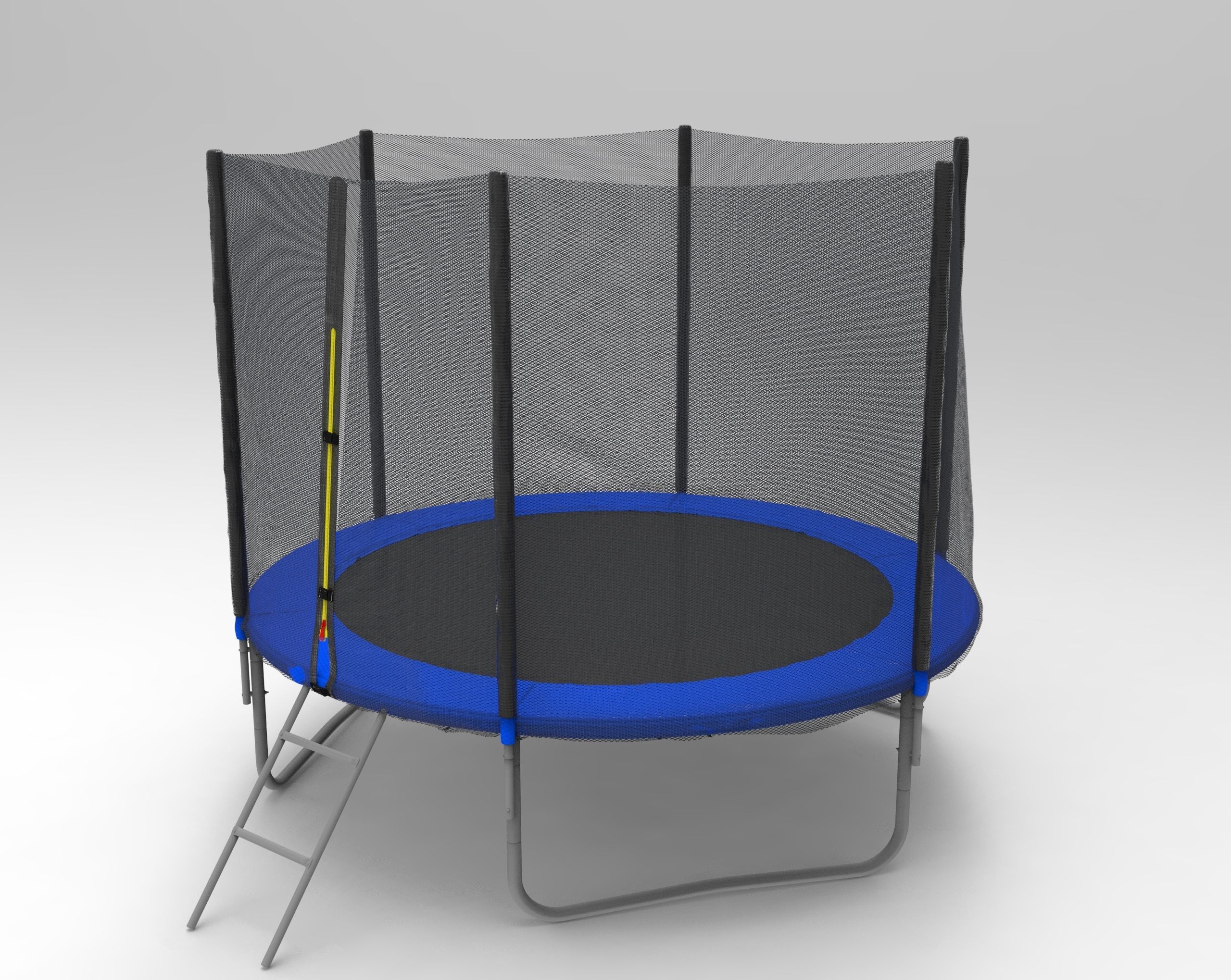Trampolines 3D Model VR Low-poly 3D model_1