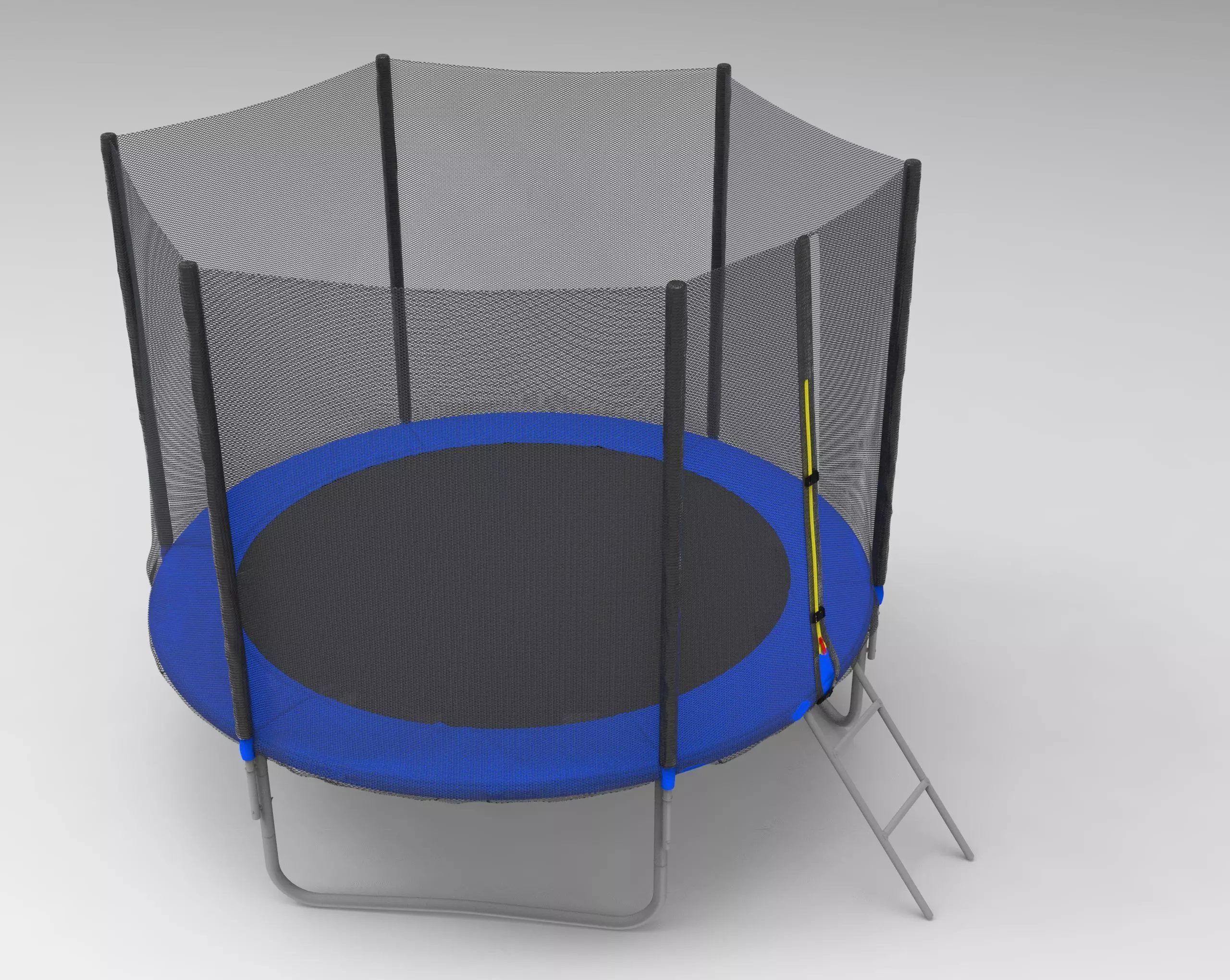Trampolines 3D Model VR Low-poly 3D model_0
