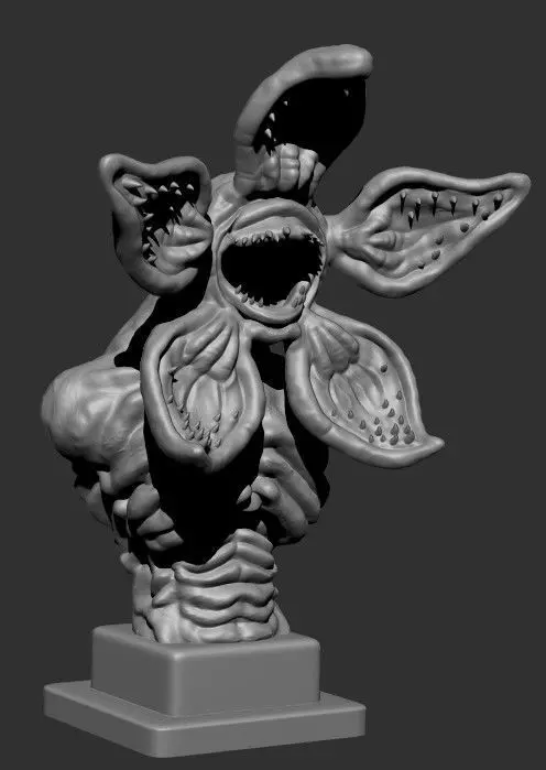 Stranger Thingd - Demogorgon Bust 3D print model_0