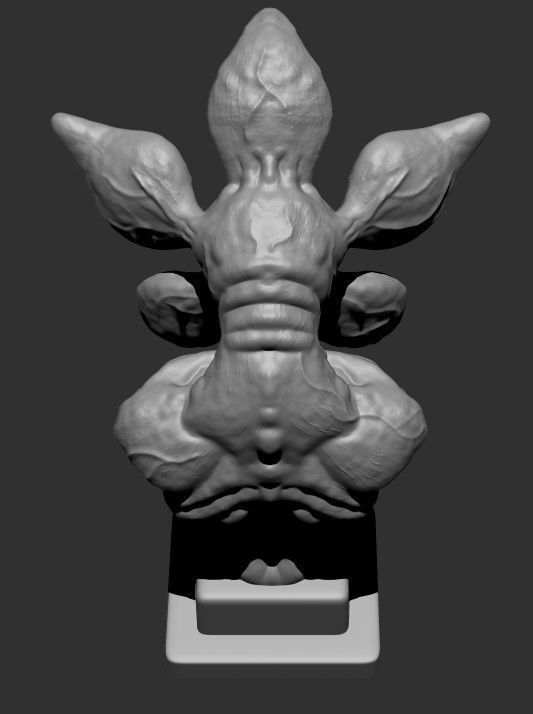 Stranger Thingd - Demogorgon Bust 3D print model_2