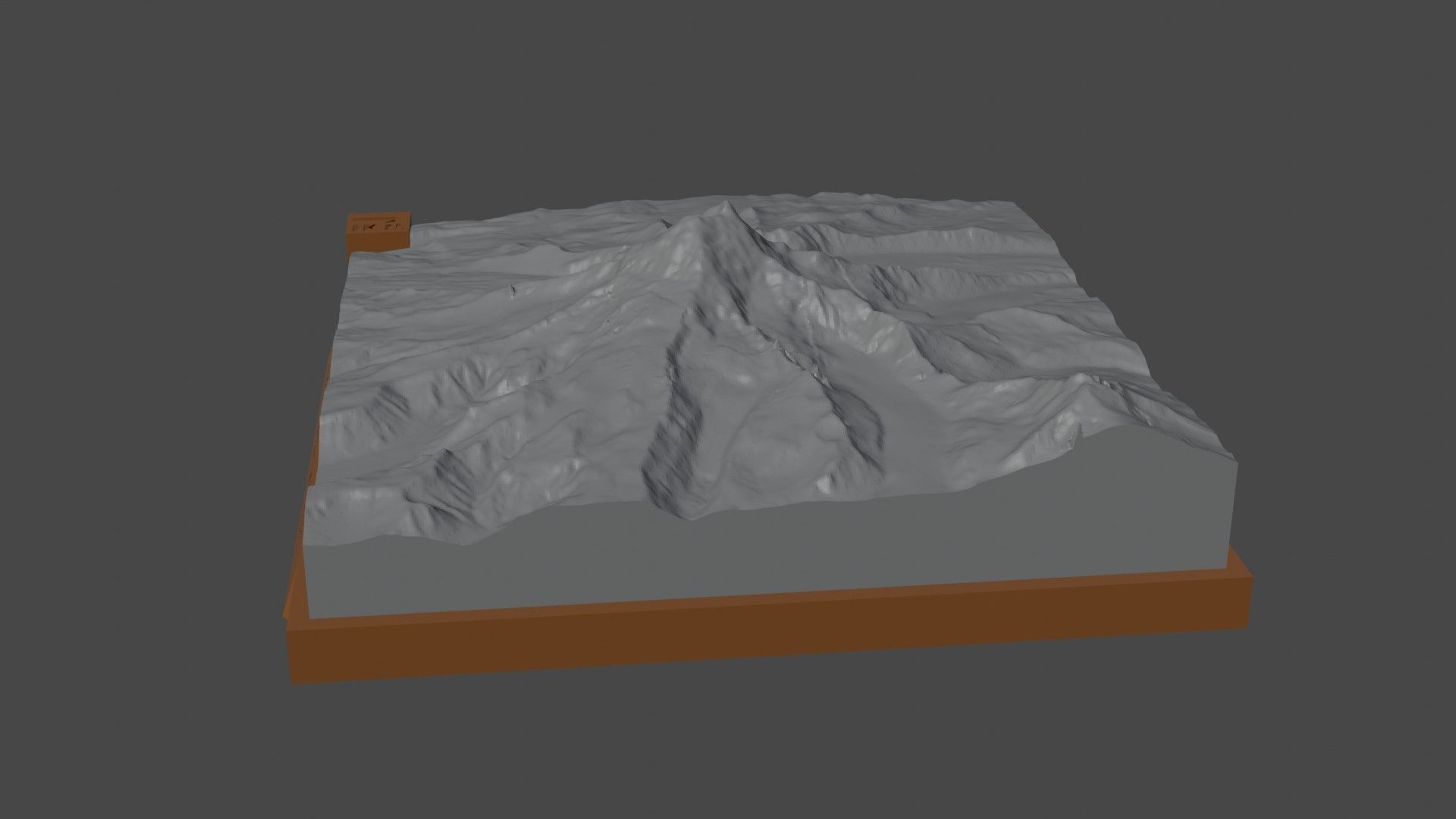 Isanotski Peaks 3D print model_1