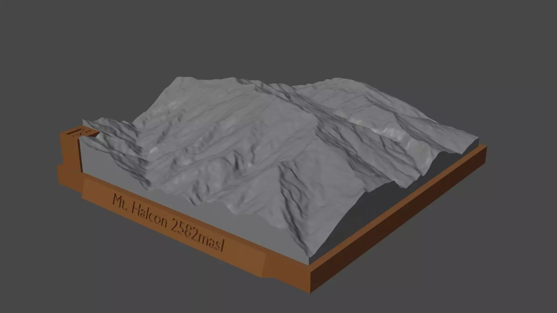 Mount Halcon 3D print model