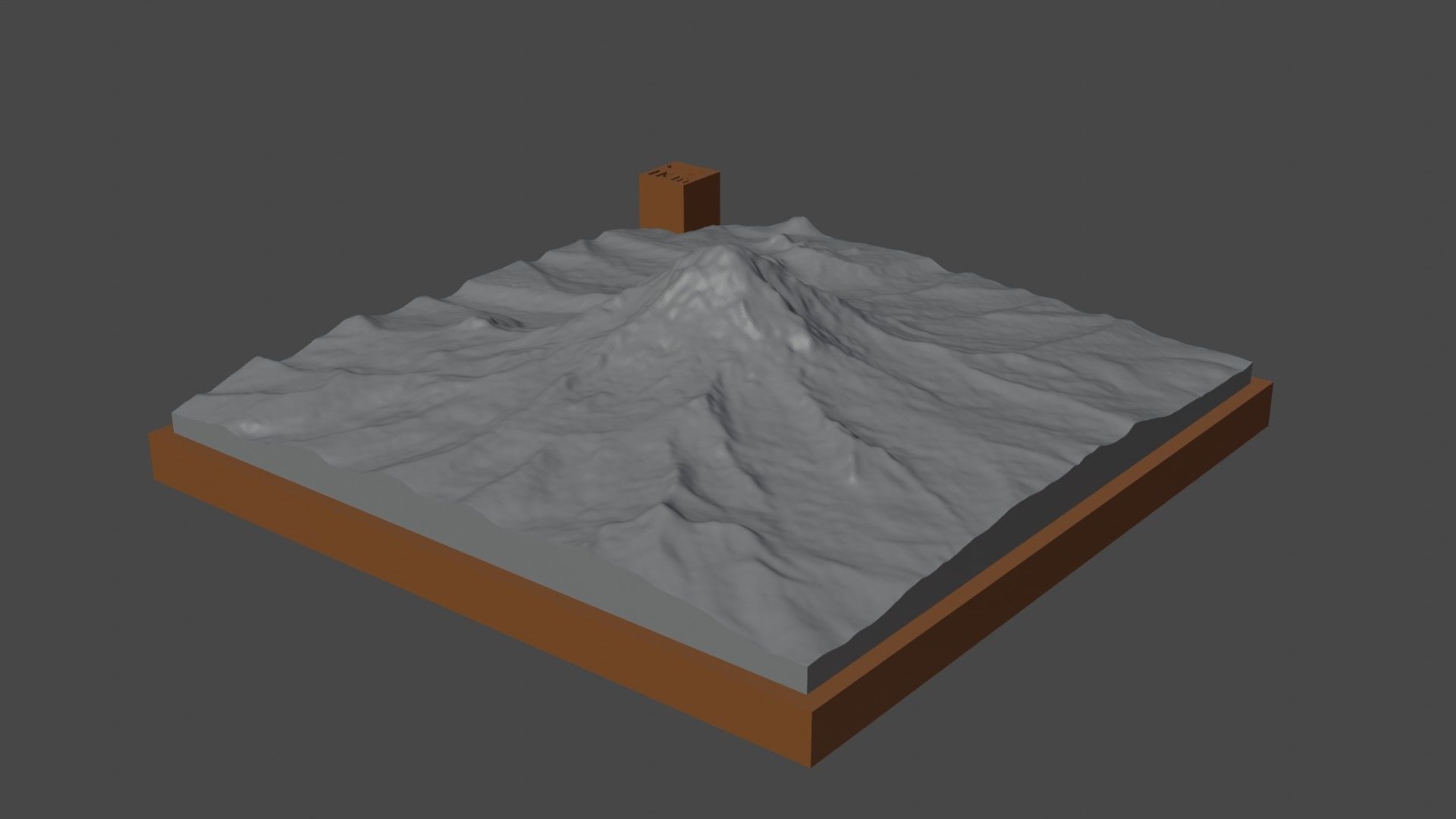 Nevado Sajama 3D print model_4