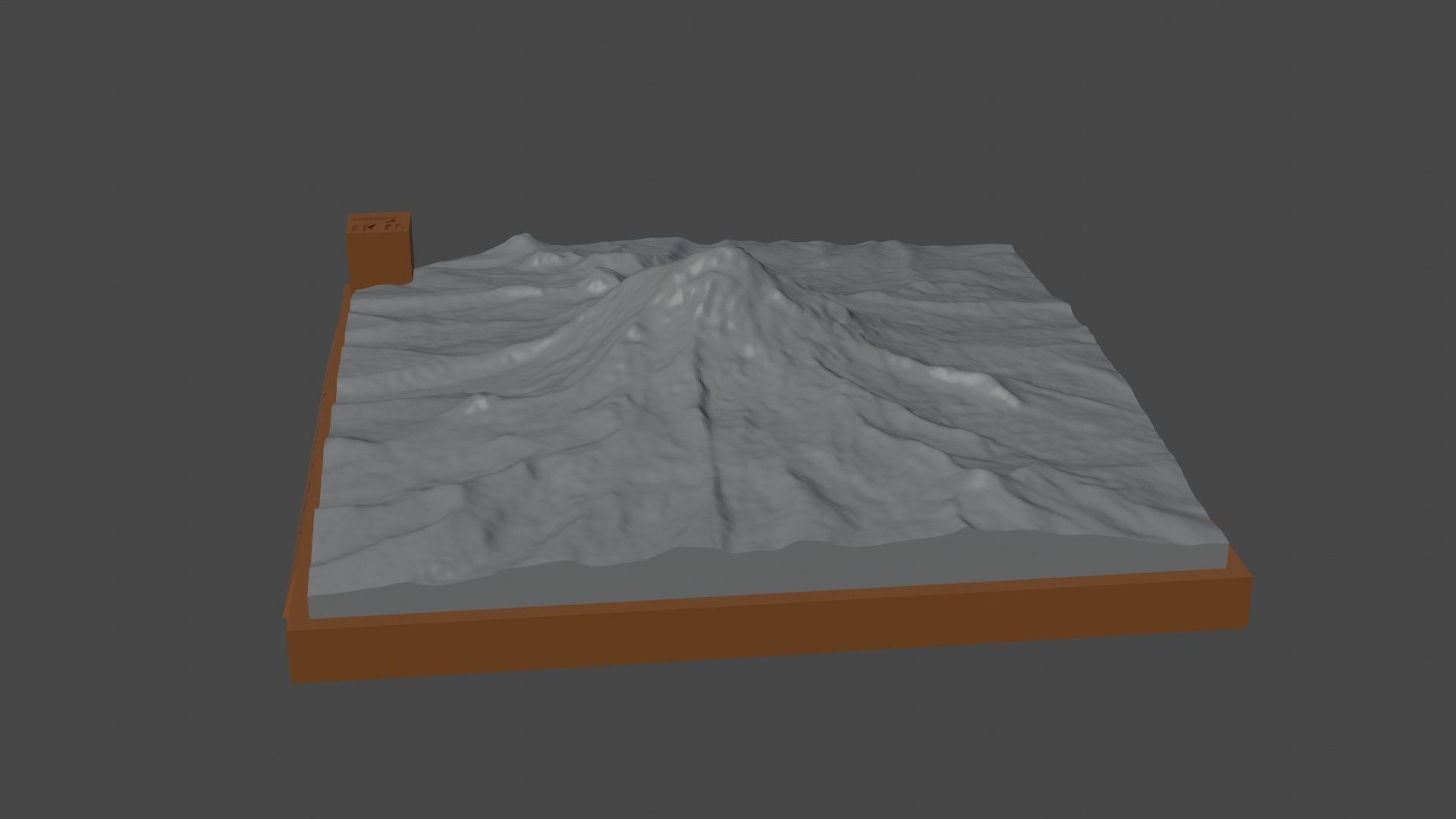 Nevado Sajama 3D print model_1