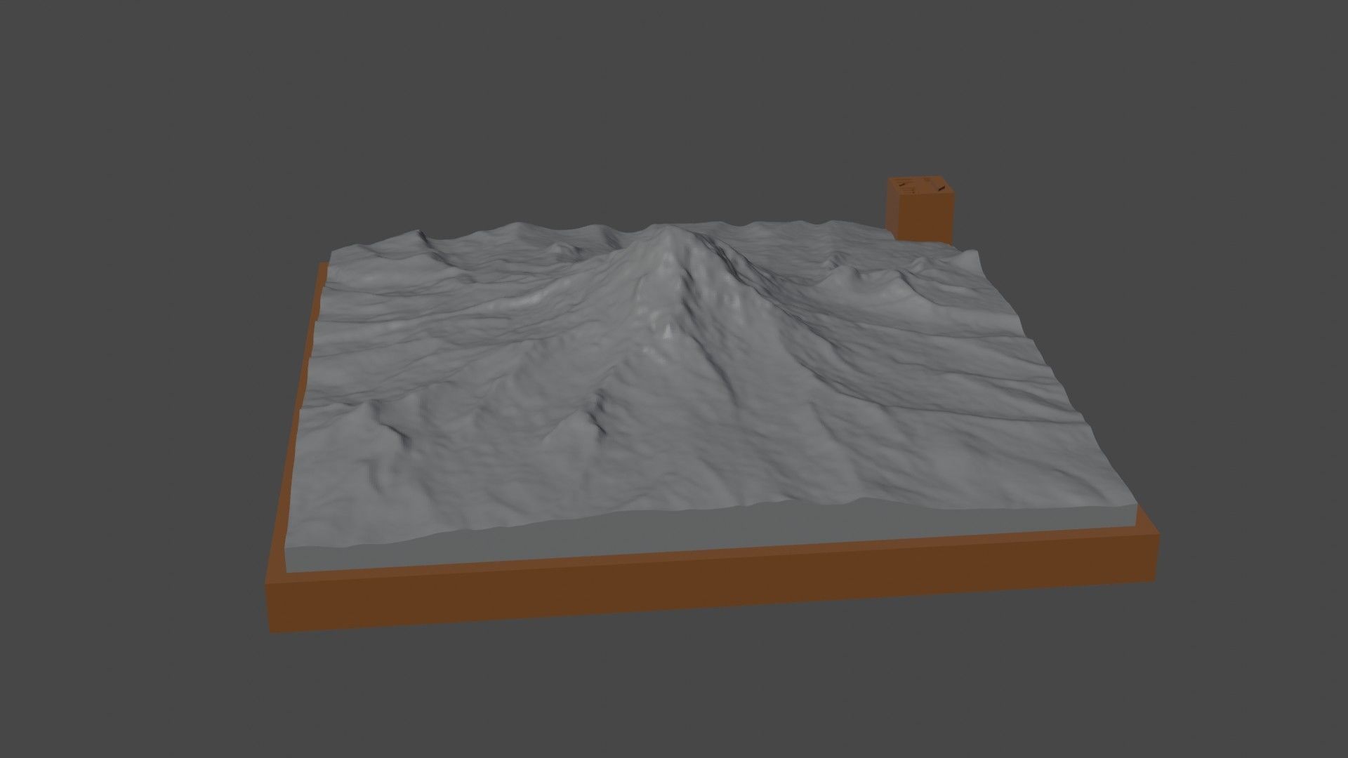 Nevado Sajama 3D print model_2