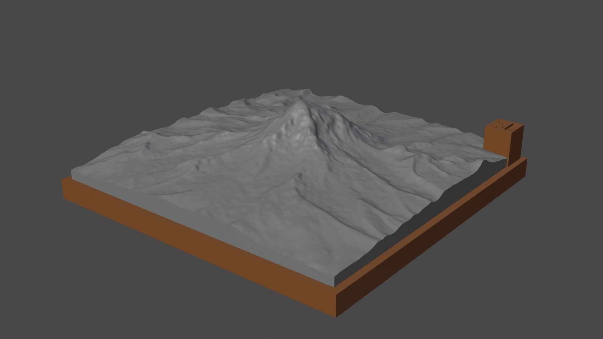 Nevado Sajama 3D print model_7
