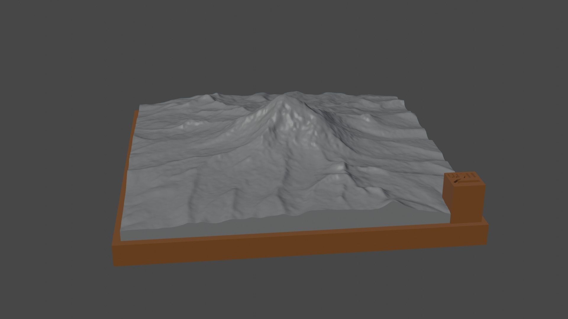 Nevado Sajama 3D print model_6