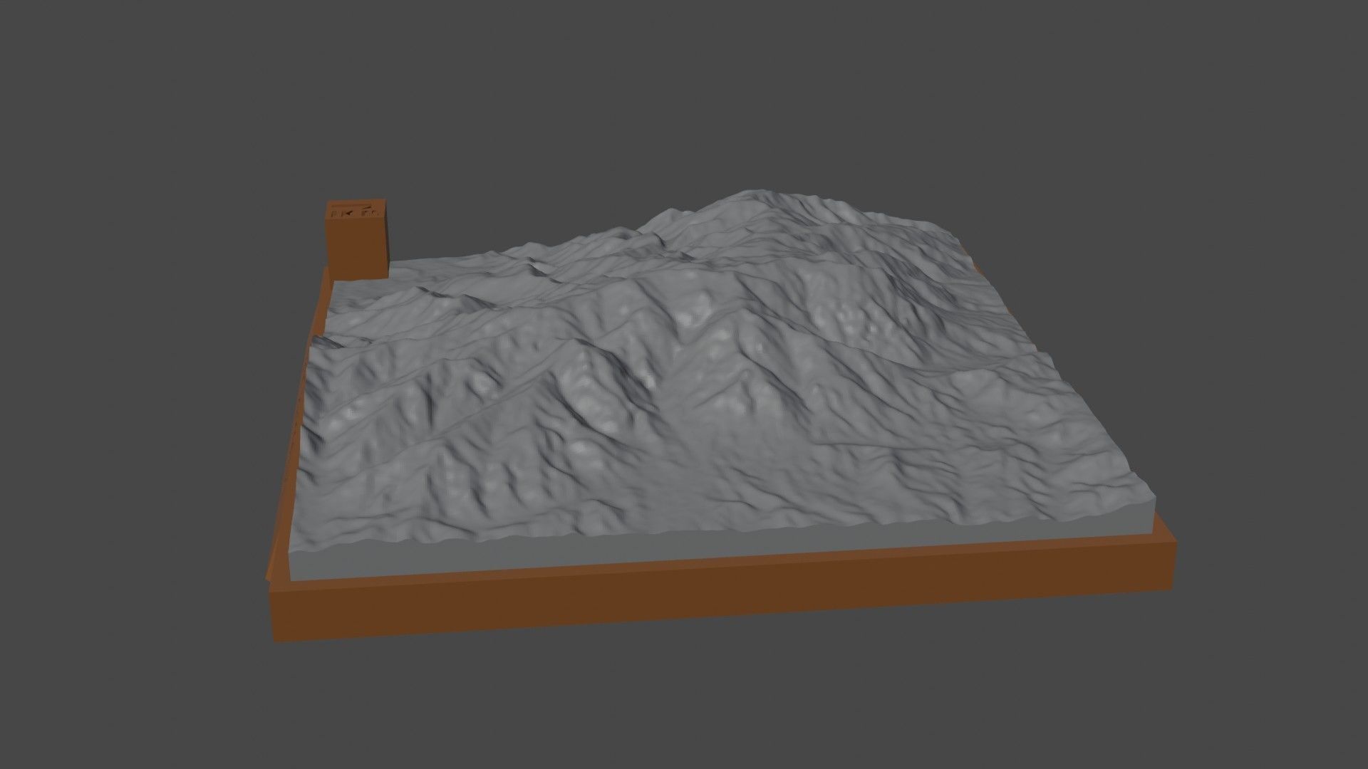Jabal Sabir 3D print model_1