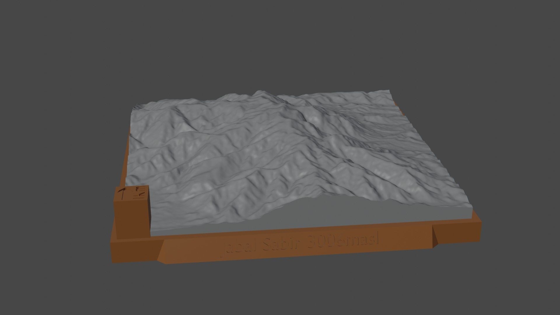 Jabal Sabir 3D print model_5