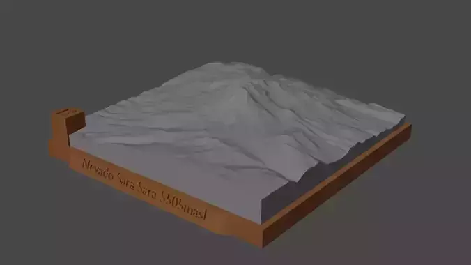 Nevado Sara Sara 3D print model