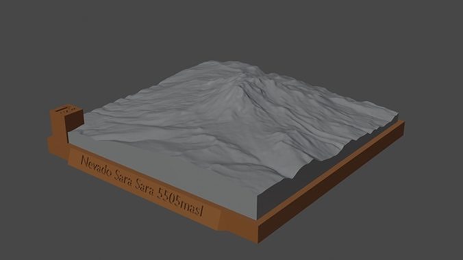 Nevado Sara Sara 3D print model