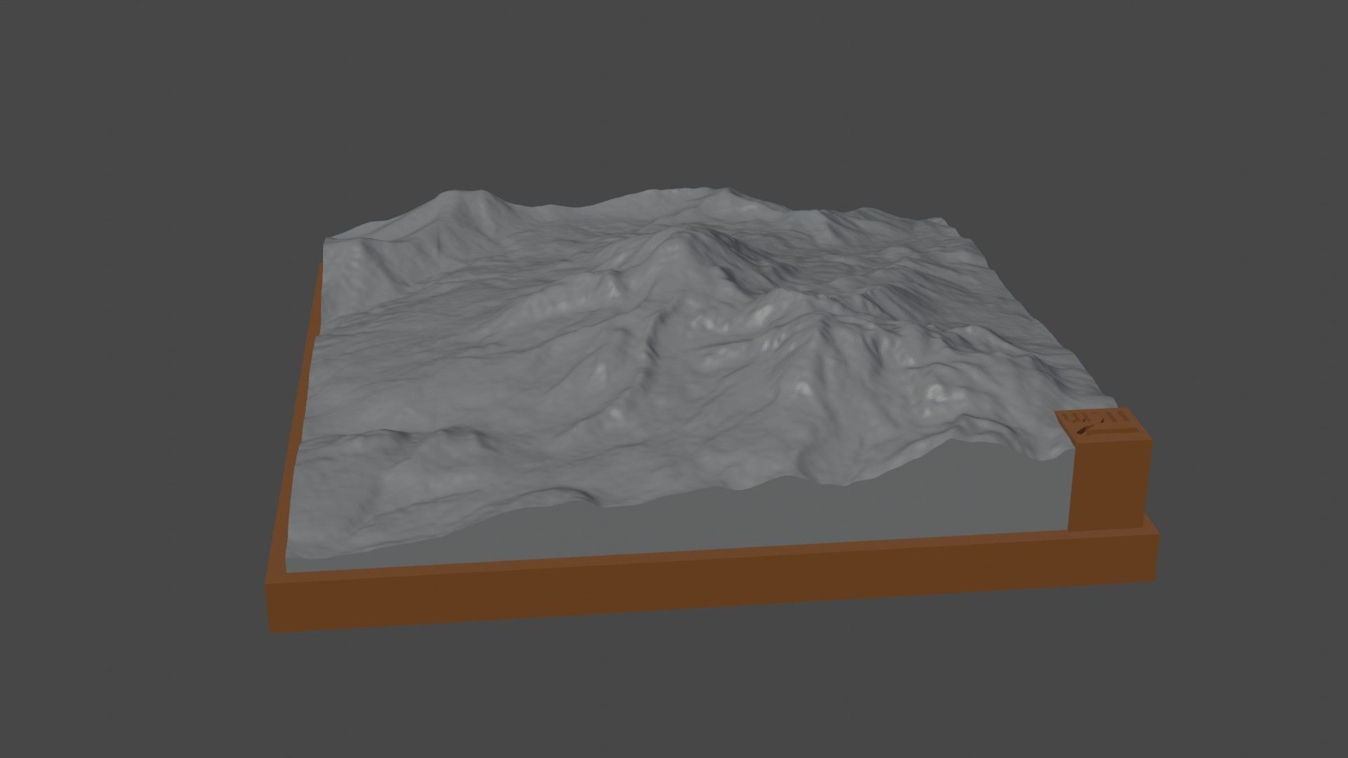 Kuh-e-Sabalaan mountain 3D print model_6
