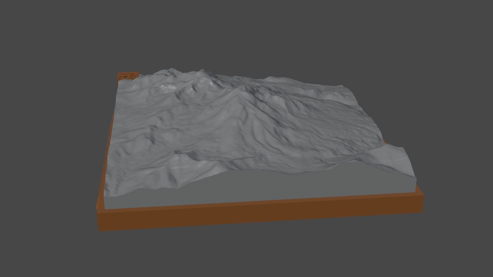 Kuh-e-Sabalaan mountain 3D print model_1