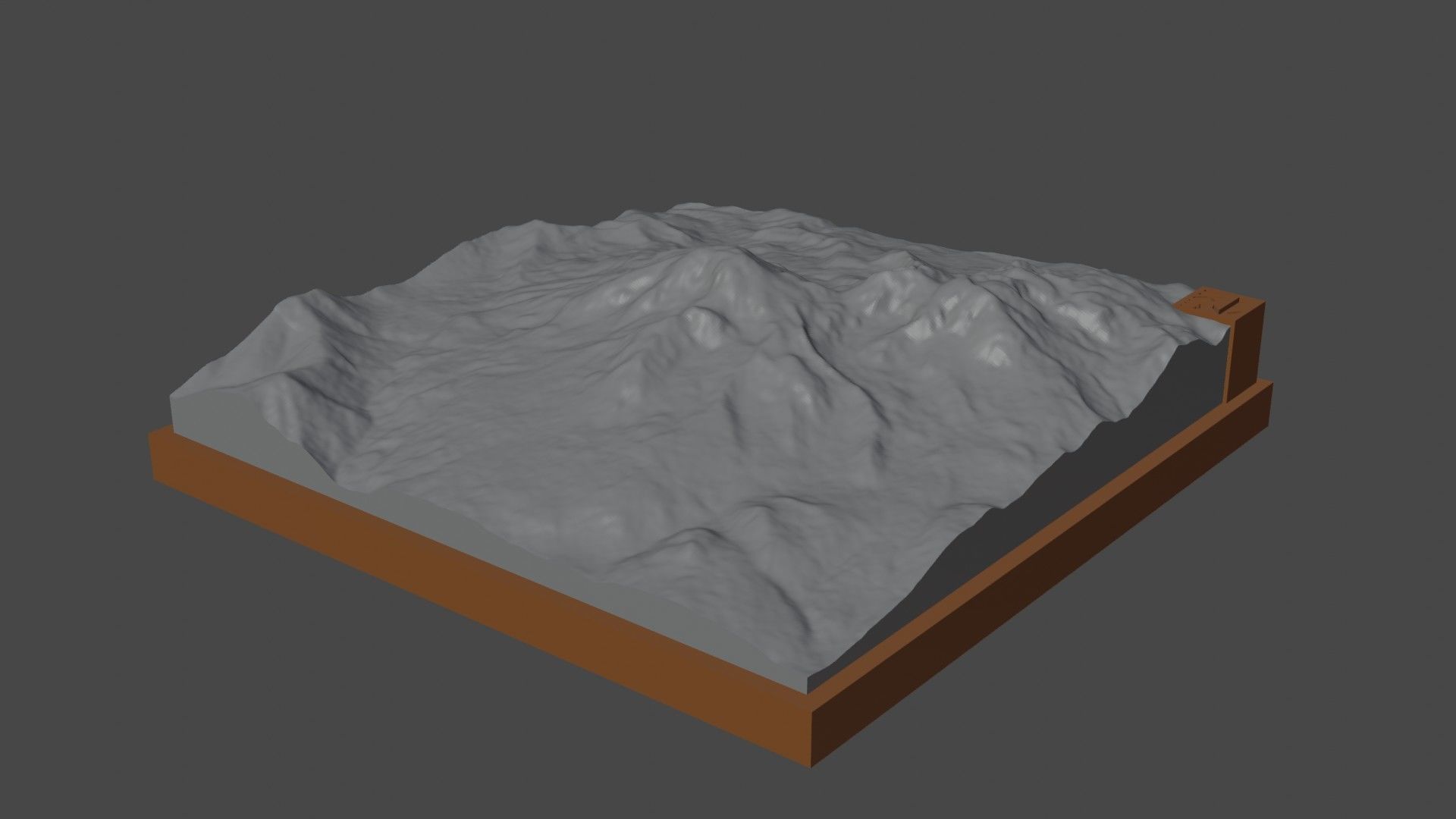 Kuh-e-Sabalaan mountain 3D print model_7