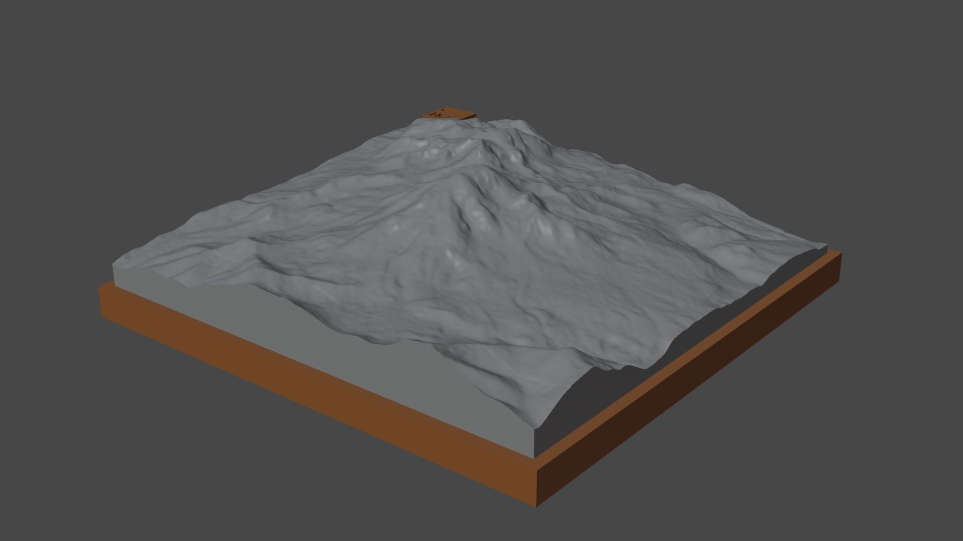 Kuh-e-Sabalaan mountain 3D print model_4