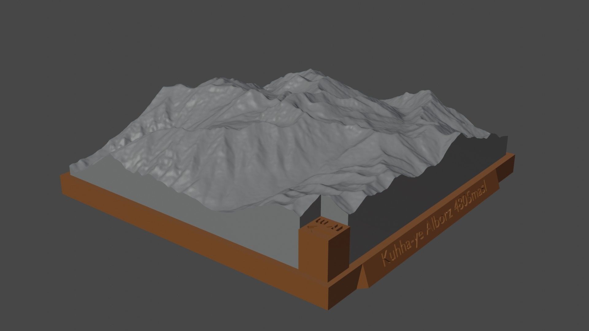 Kuhha-ye Alborz 3D print model_3