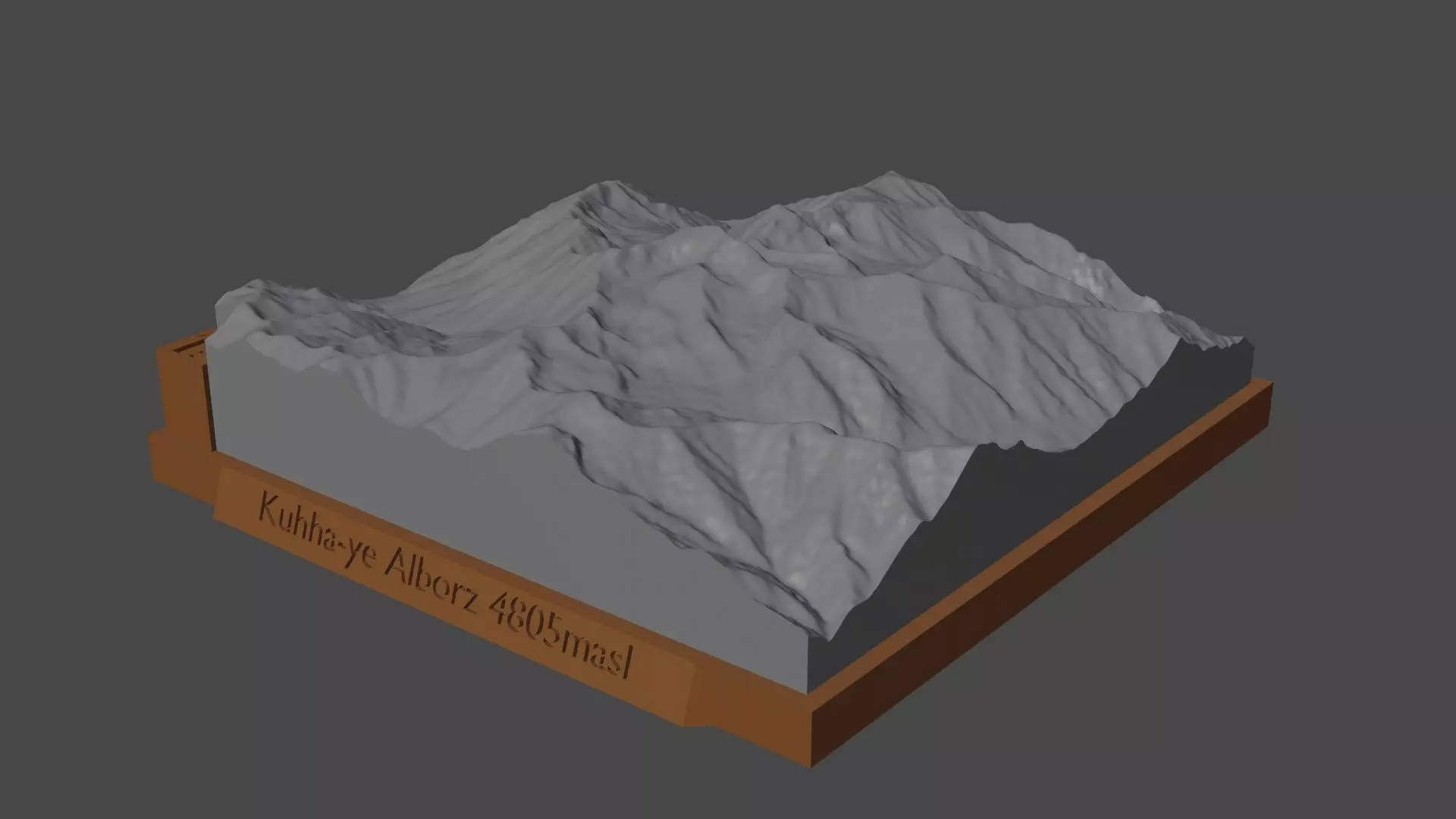 Kuhha-ye Alborz 3D print model_0