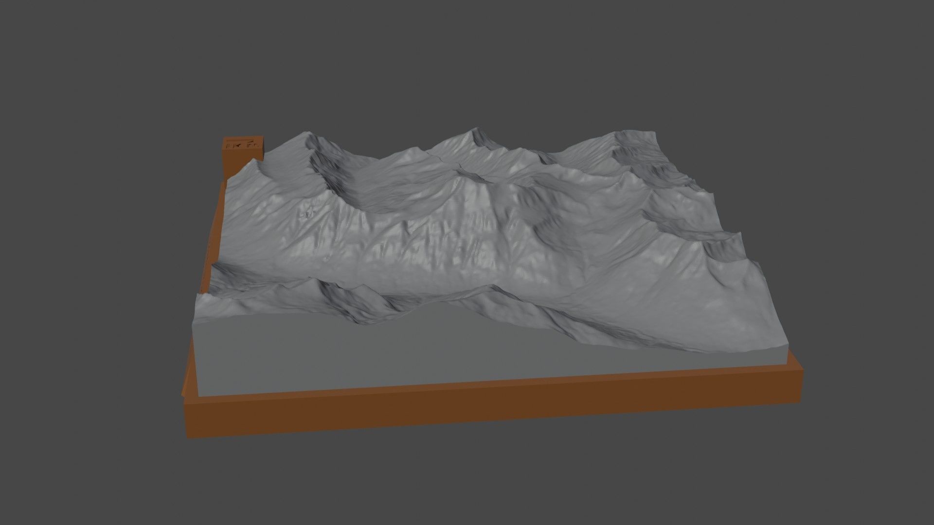 Jeanette Peak 3D print model_1