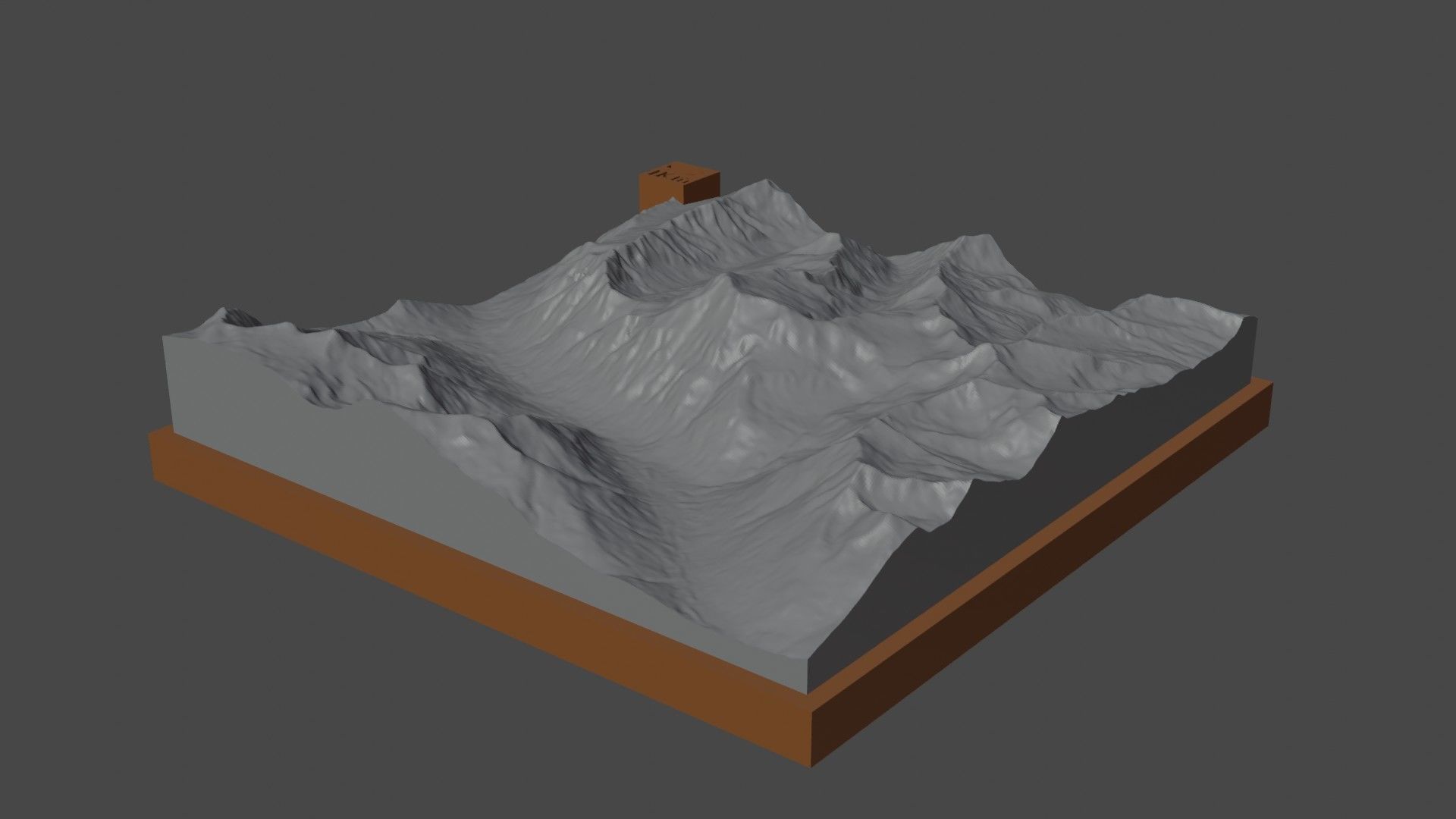 Jeanette Peak 3D print model_4
