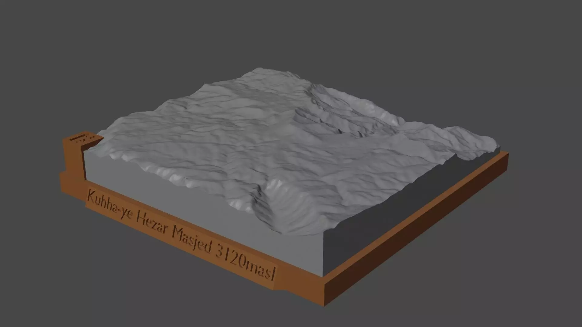 Kuhha-ye Hezar Masjed 3D print model