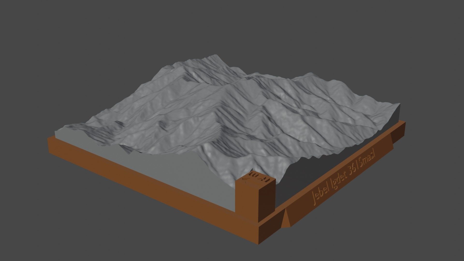 Jebel Igdet 3D print model_3
