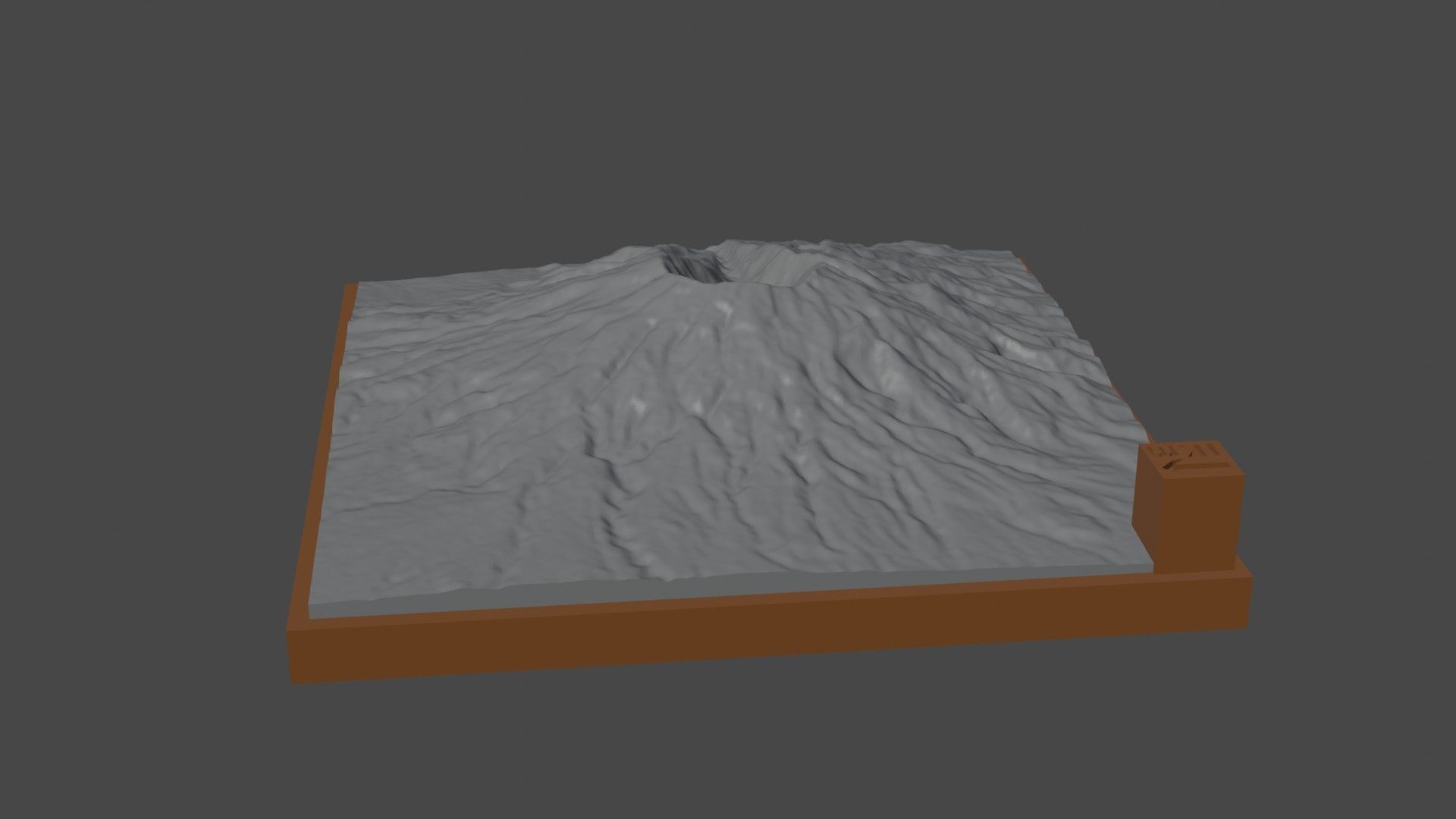 Mount Isarog 3D print model_6