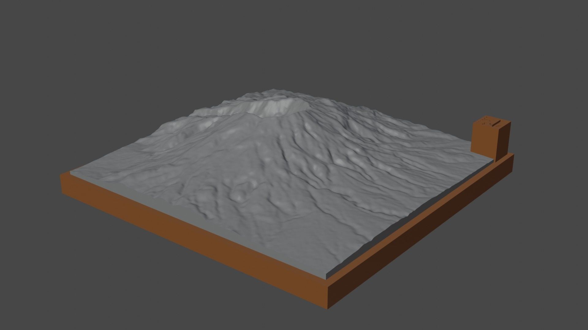 Mount Isarog 3D print model_7