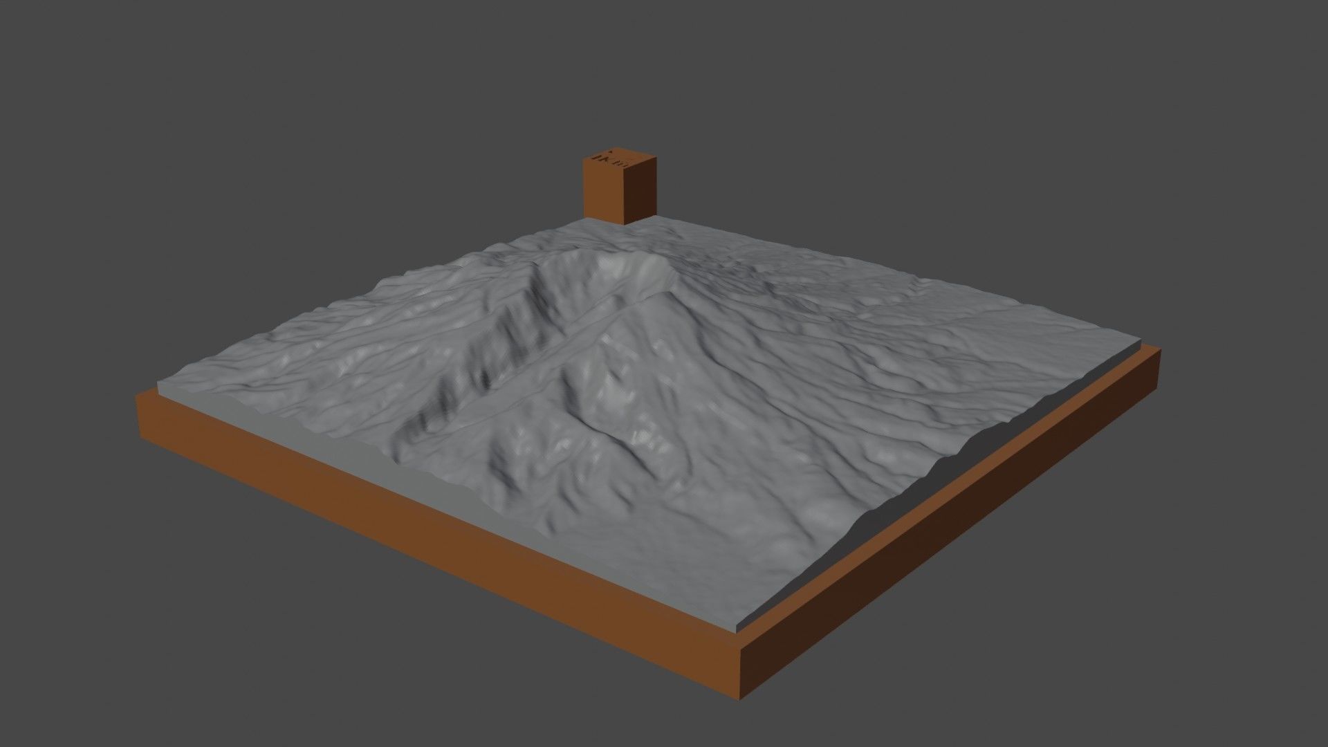 Mount Isarog 3D print model_4