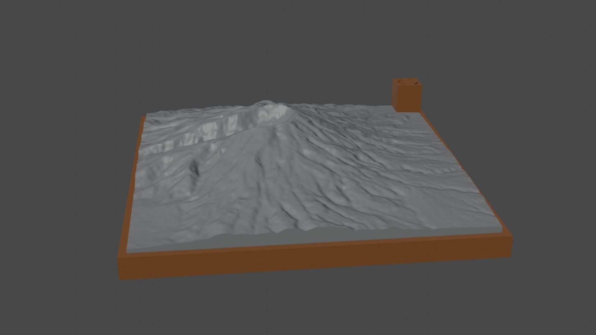 Mount Isarog 3D print model_2