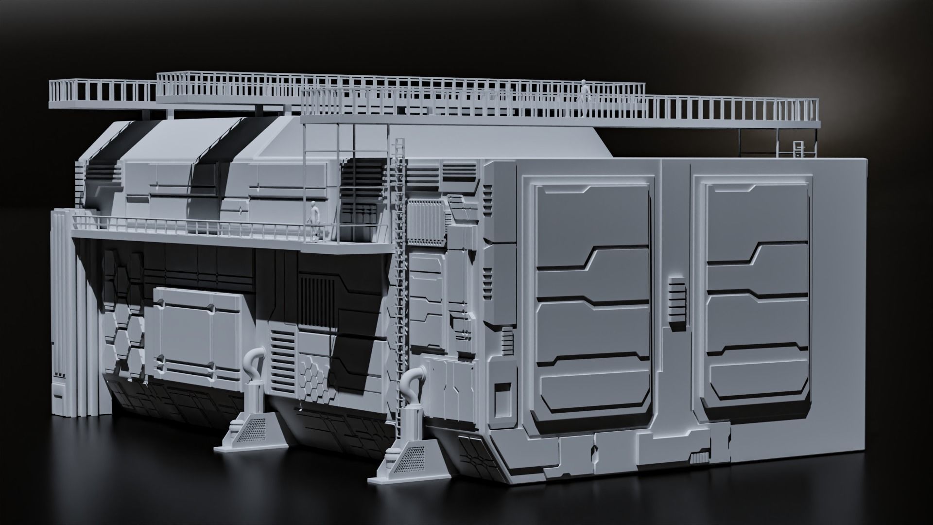 SCI-FI BUILDINGS VOLUME 1 3D model_2