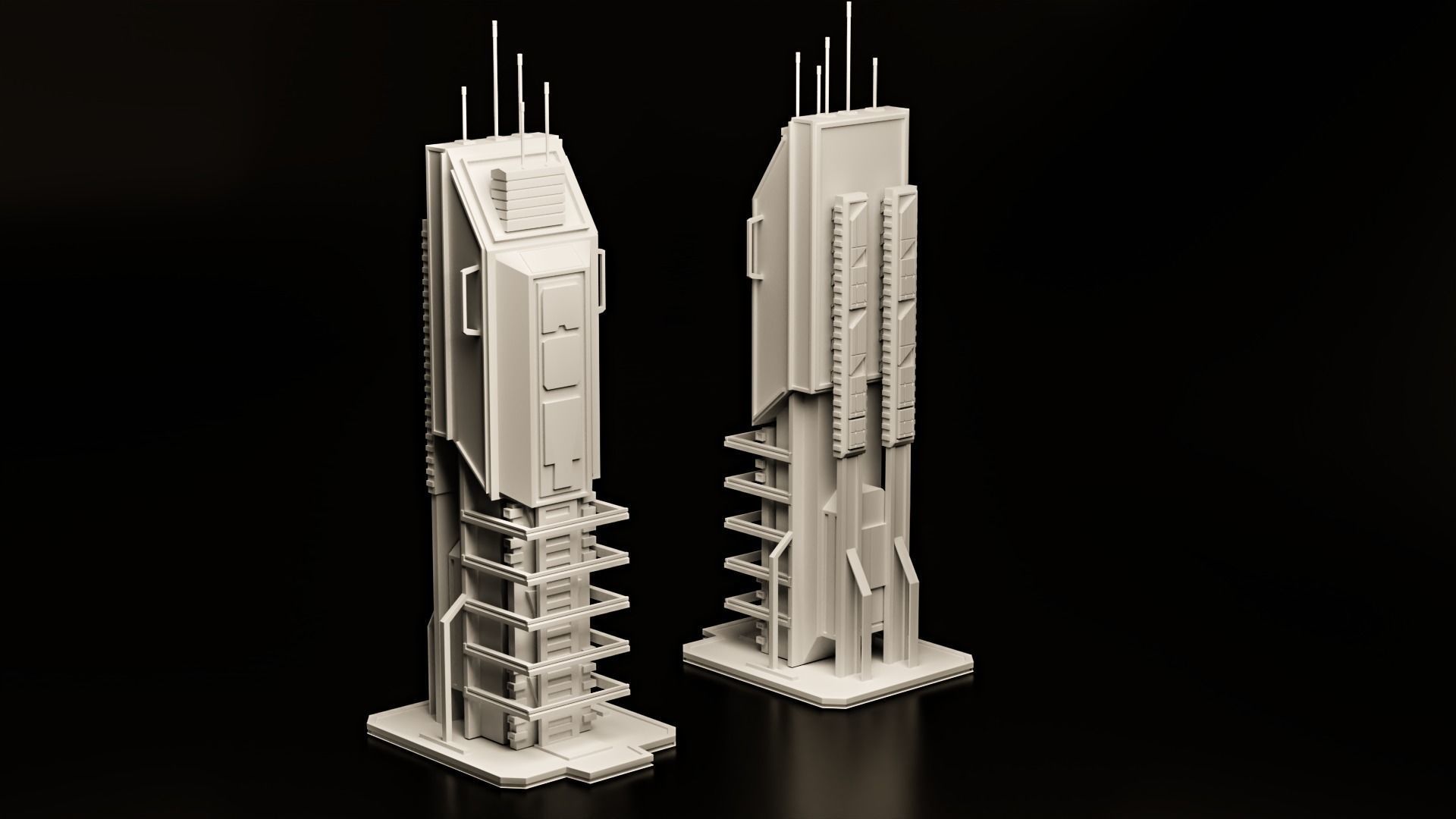 SCI-FI BUILDINGS VOLUME 1 3D model_5