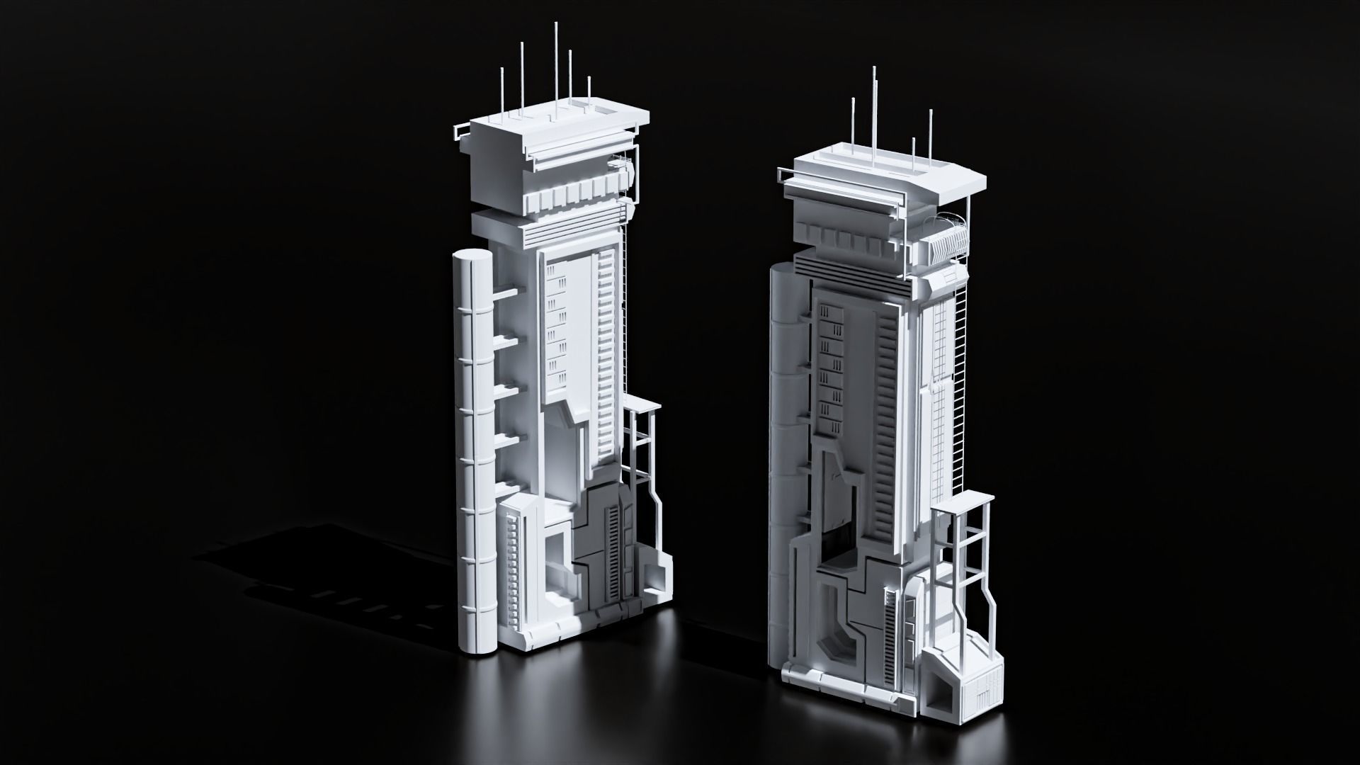 SCI-FI BUILDINGS VOLUME 1 3D model_1