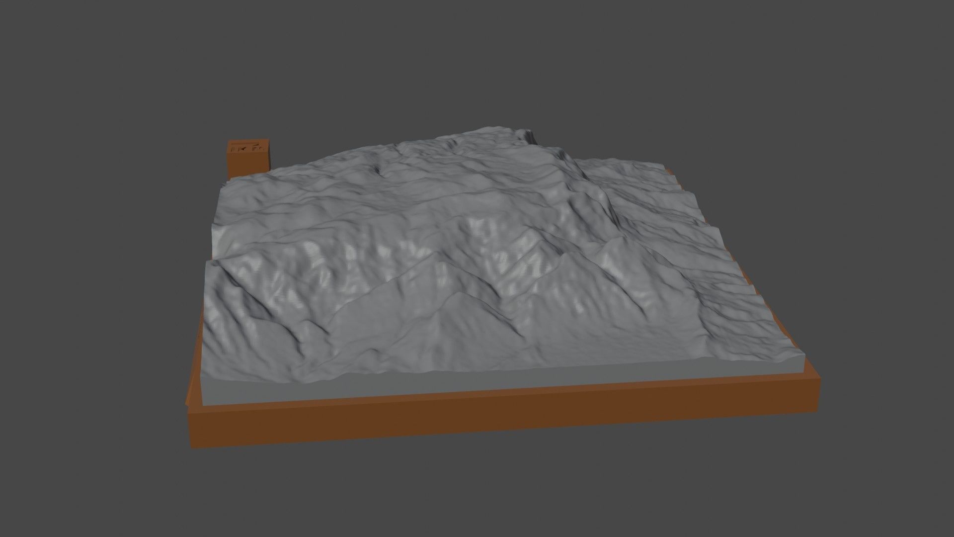 Jebel Kawr 3D print model_1