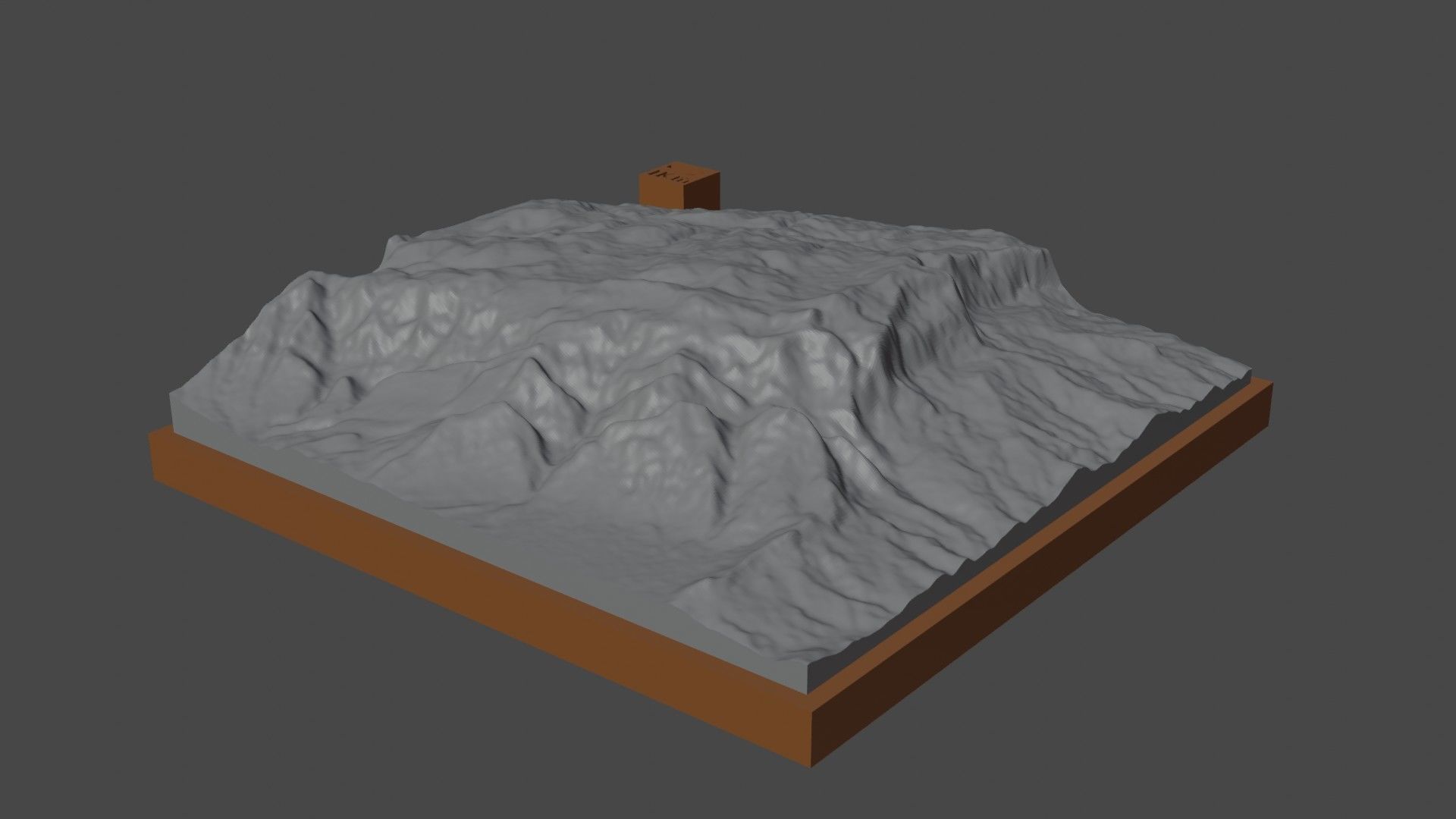 Jebel Kawr 3D print model_4