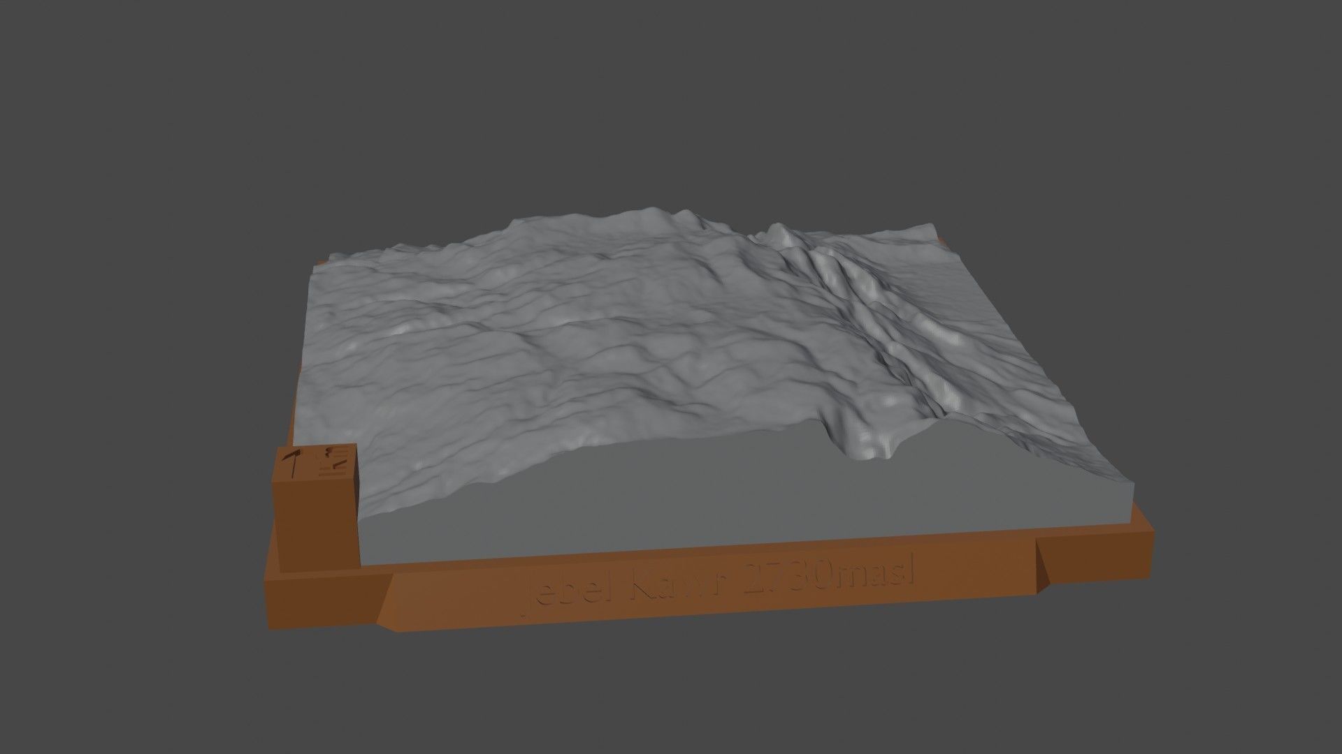 Jebel Kawr 3D print model_5
