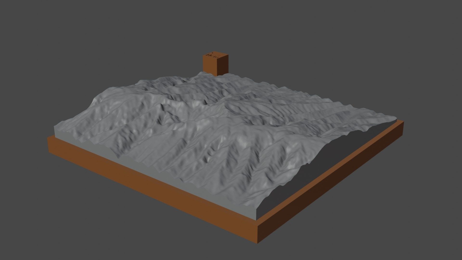 Mount Kulal 3D print model_4