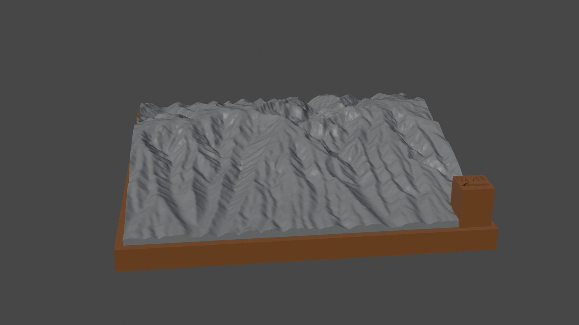 Mount Kulal 3D print model_6