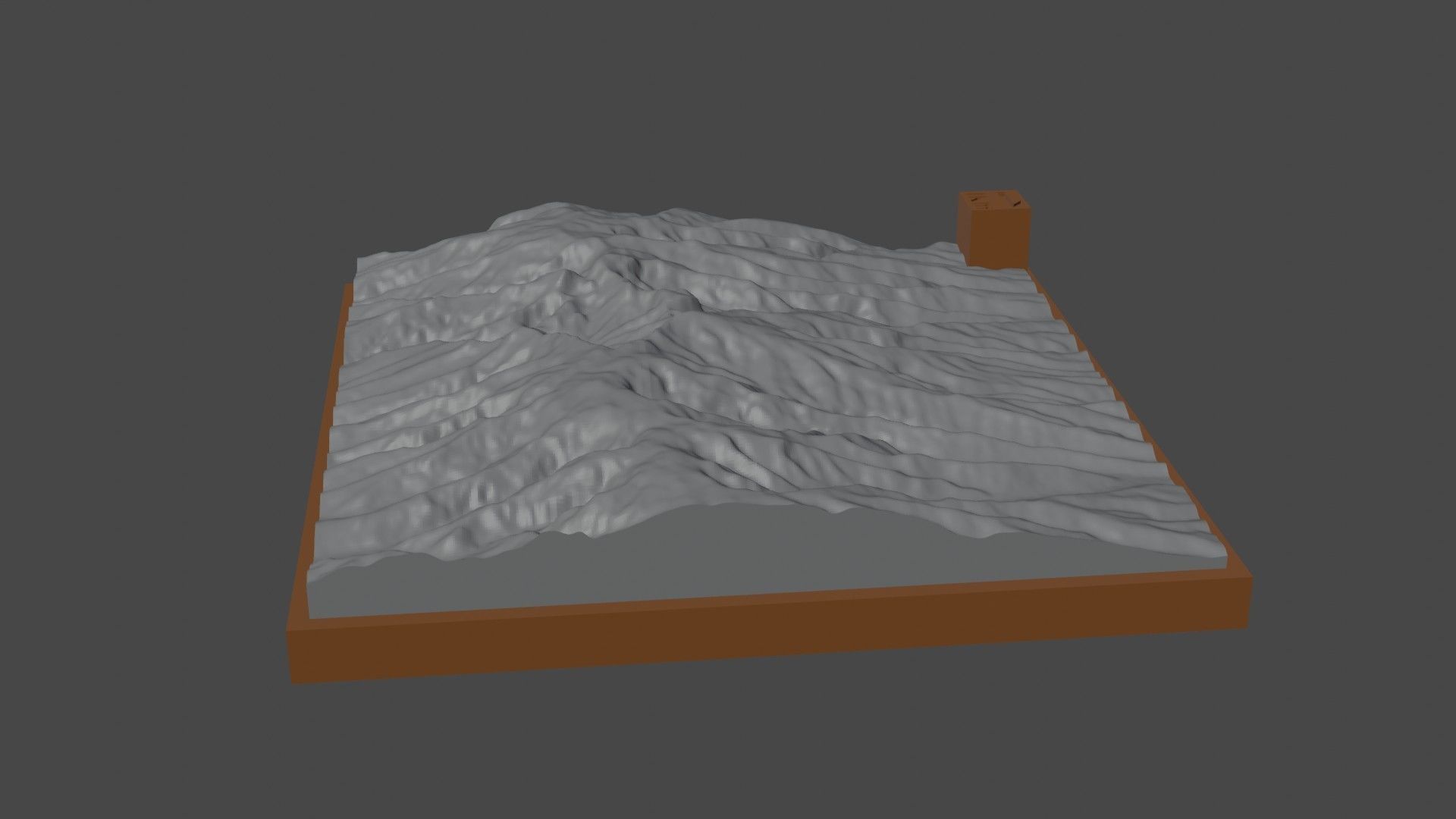 Mount Kulal 3D print model_2