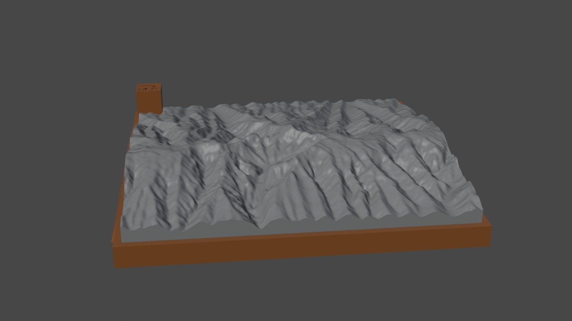 Mount Kulal 3D print model_1
