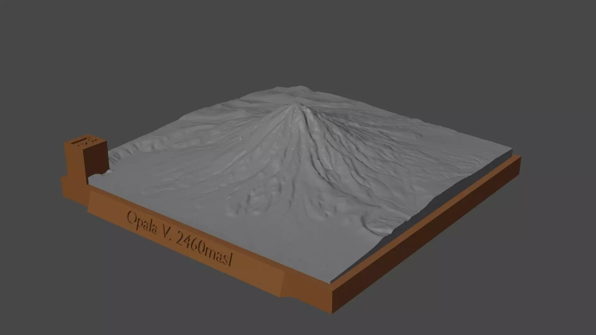 Opala V mount fuji 3D print model