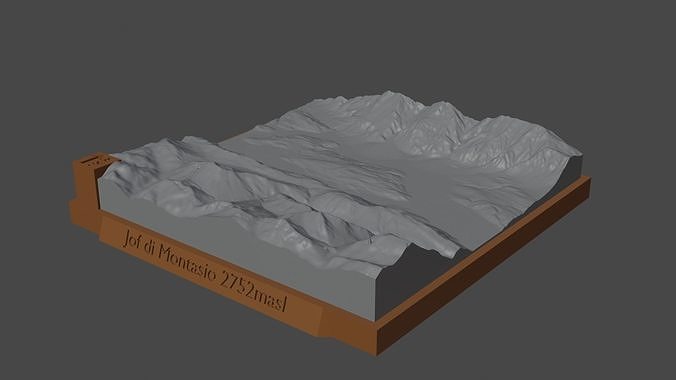 Jof di Montasio 3D print model