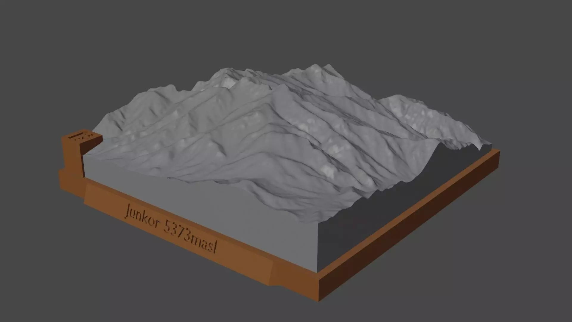 Junkor mountain 3D print model