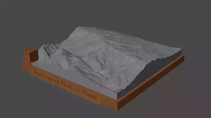 Loma Gajo en Medio 3D print model