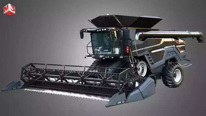IDEAL - Combine Harvester - Grain Harvester Head 3D model