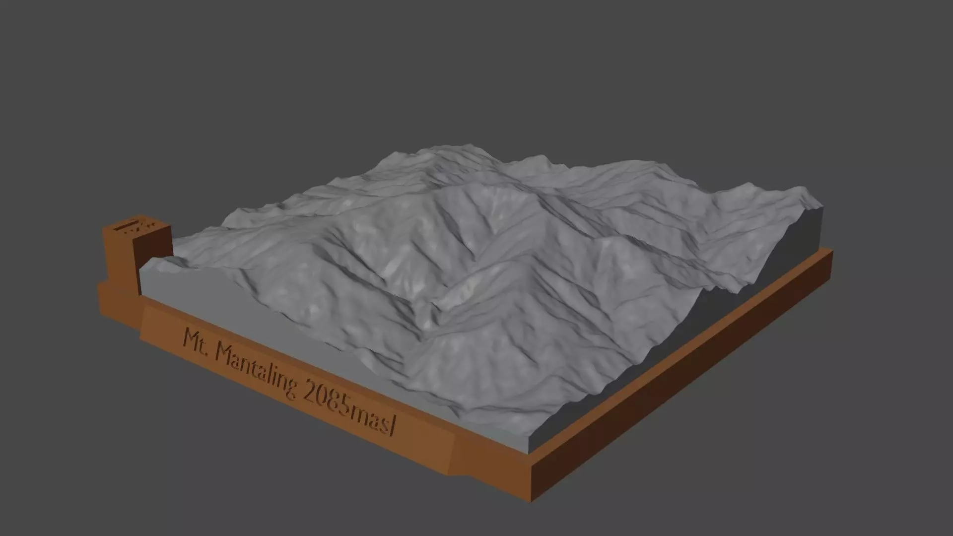 Mount Mantaling 3D print model