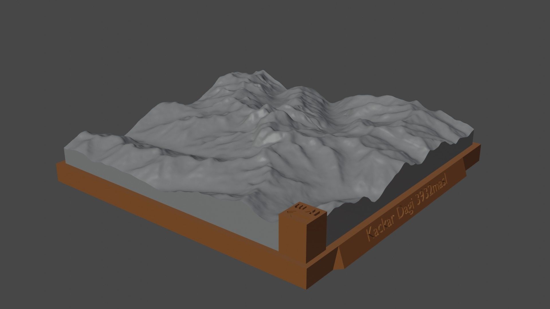 Kackar Dagi 3D print model_3